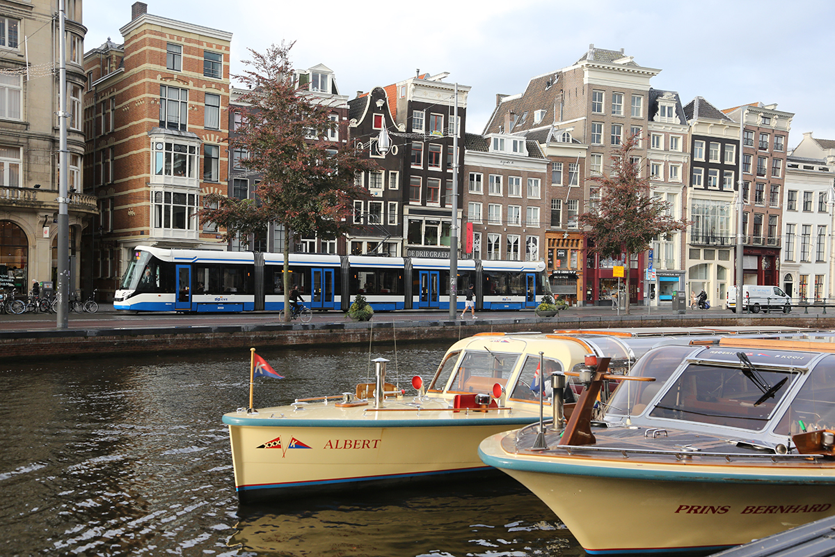 Tram and Tour Boats
Rokin, Amsterdam
