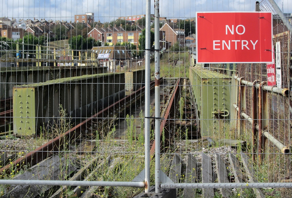 Last train long gone.
The Harbour branch at Folkestone.
