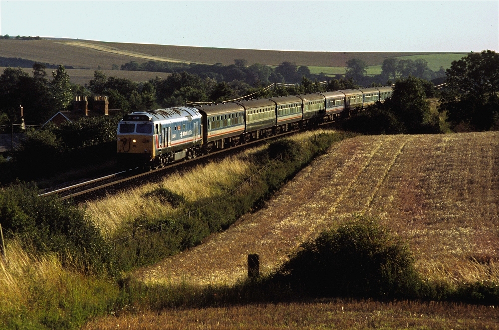 Golden harvest
50 048 nears Wilton with the 17.33 Exeter  - Waterloo
