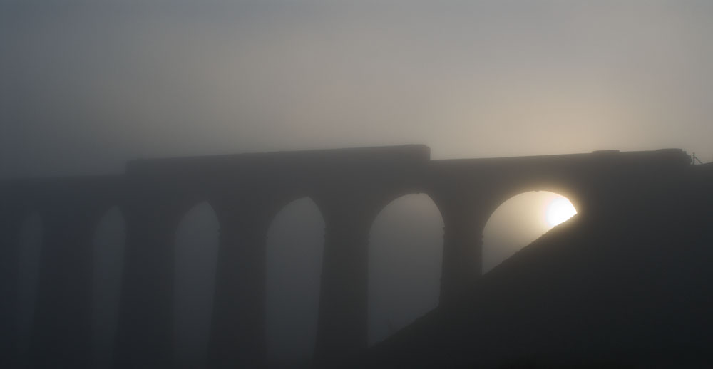Mist at Ribblehead
This one was pure chance - out for a walk on a misty day, happened to be in the right place at the right time.
