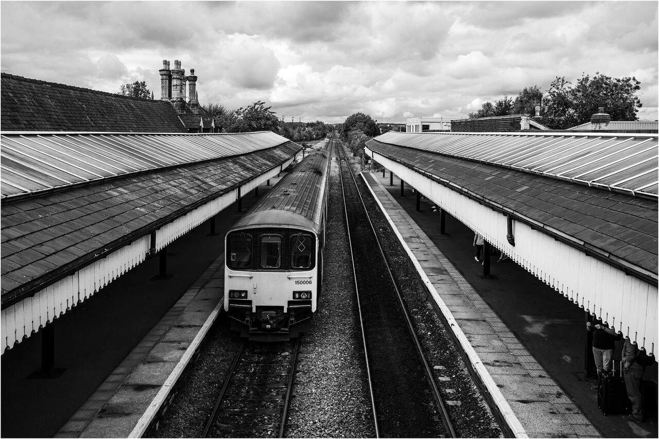 A Quiet Sunday in Worksop
At 1200hrs on Sunday 13 September 2026, Northern Rail DMU no. 150006 departs Worksop station in Nottinghamshire. This train was 2P13, the Lincoln Central (1114hrs) to Huddersfield service. 
