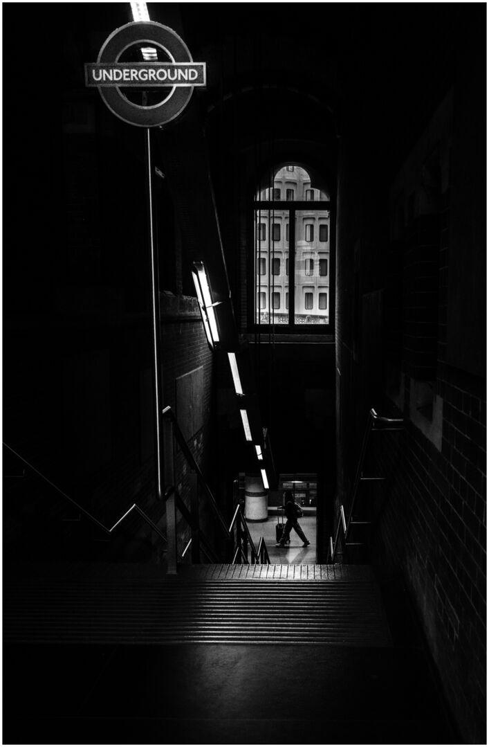 Going Underground
A determined passenger trawls the underneaths at St Pancras.

